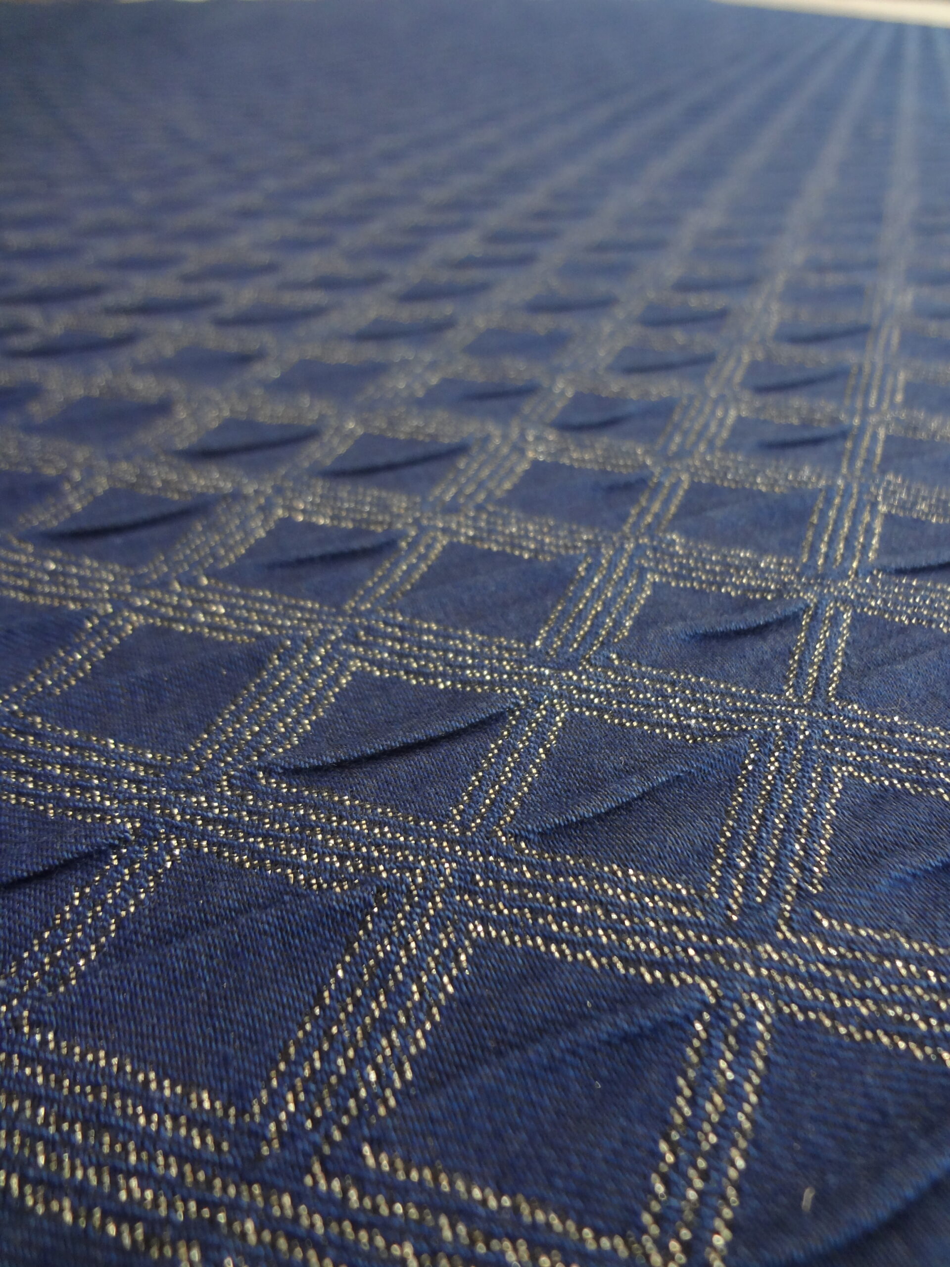 Metalik Desenli Tok Dokuma Kumaş - Görsel 3