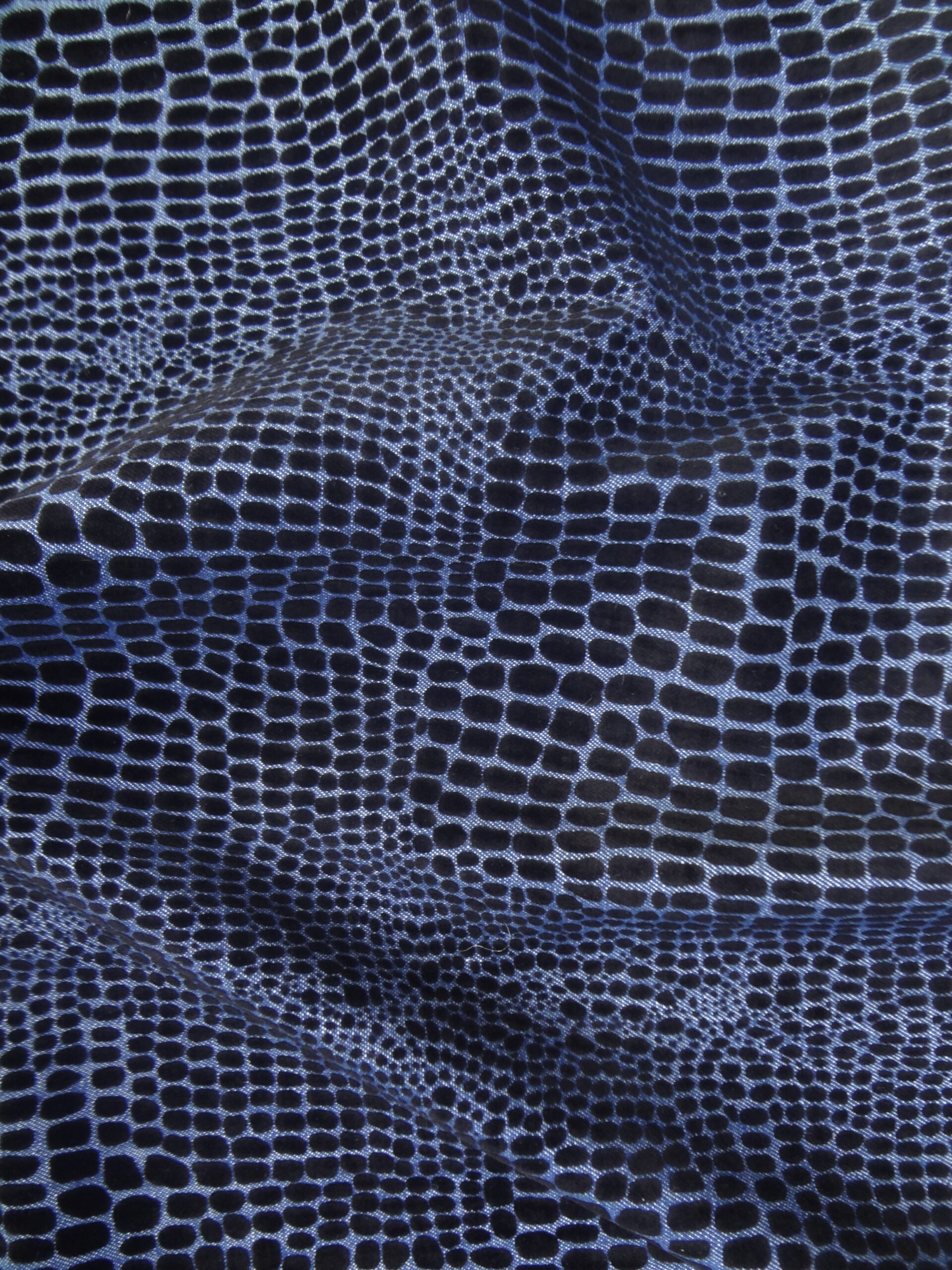 Mikro Hayvan Desenli Denim Kumaş - Görsel 2