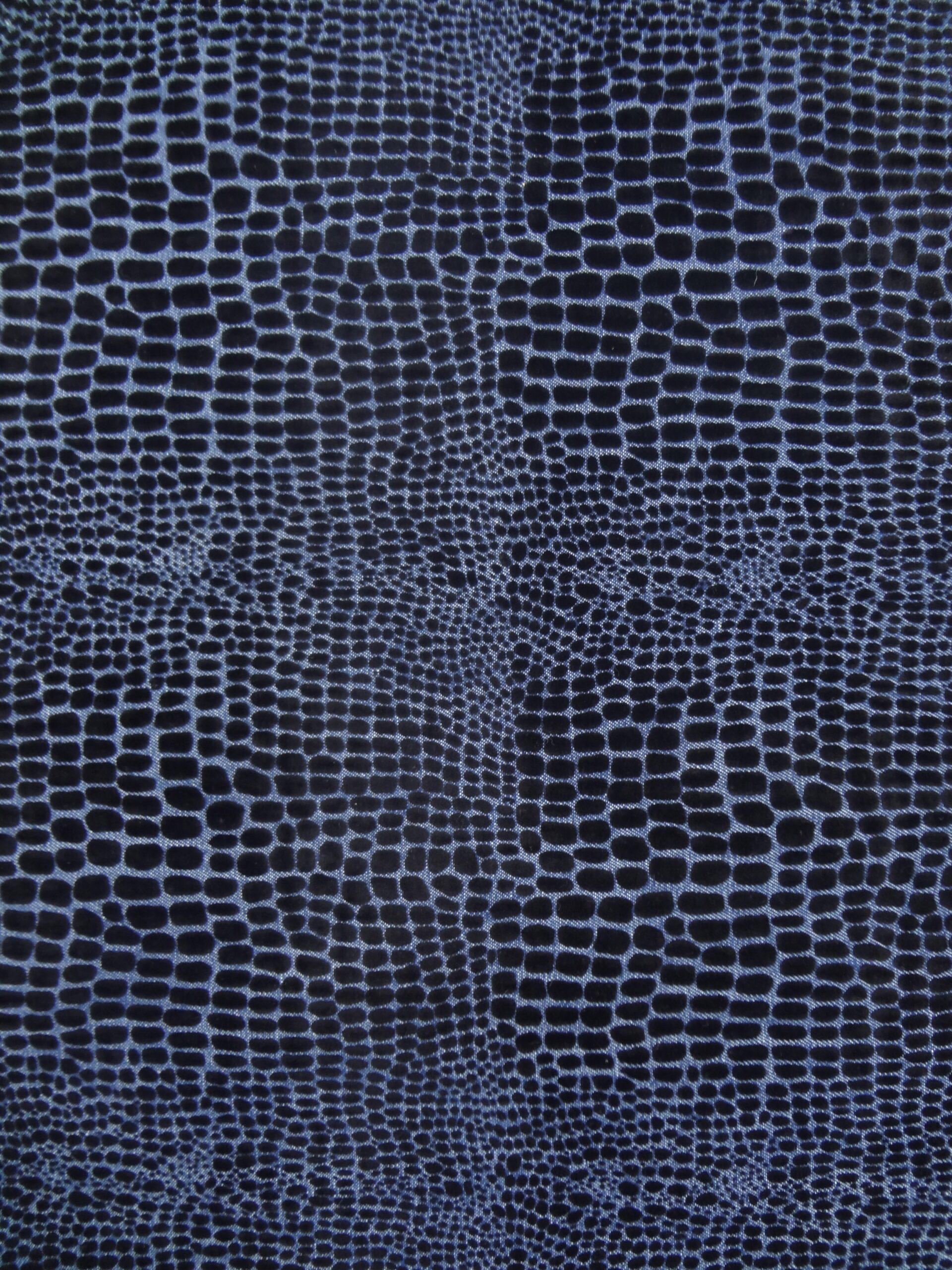 Mikro Hayvan Desenli Denim Kumaş - Görsel 3