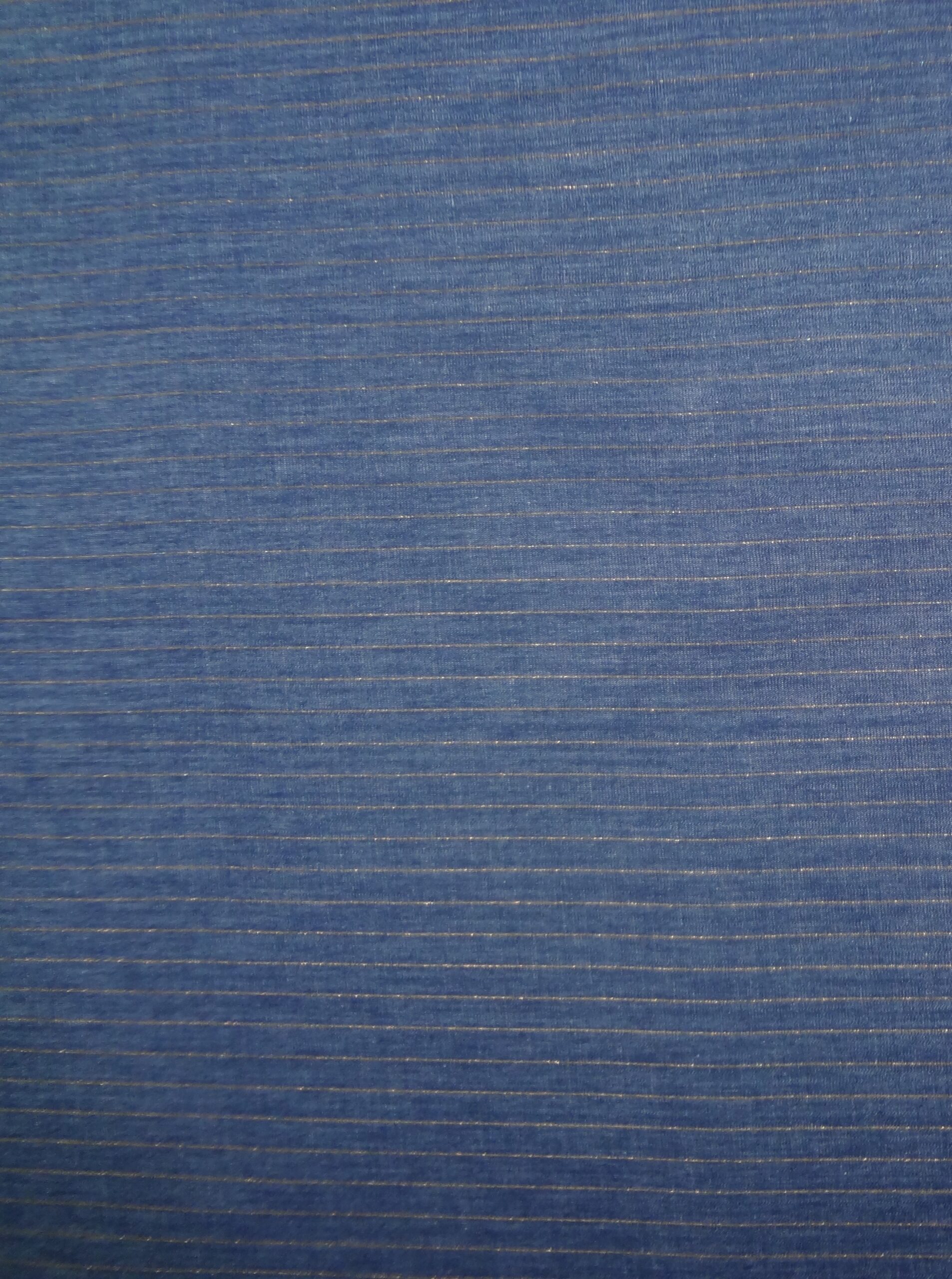 Bakır Çizgili Denim Kumaş - Görsel 3